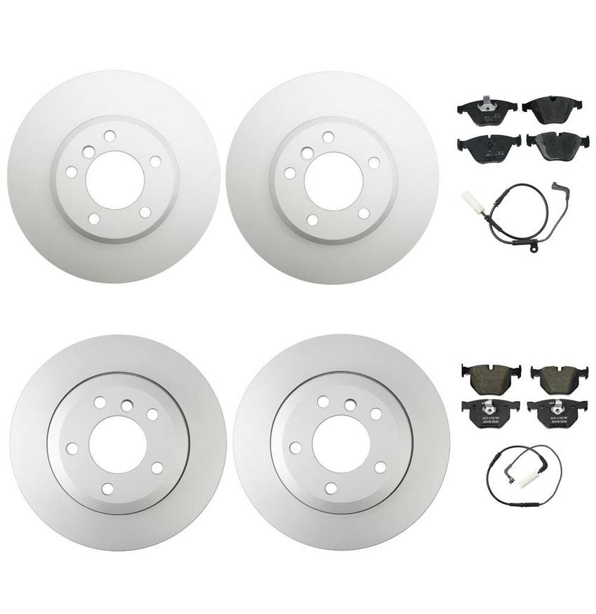 BMW Brake Kit - Pads and Rotors Front &  Rear (324mm/320mm)